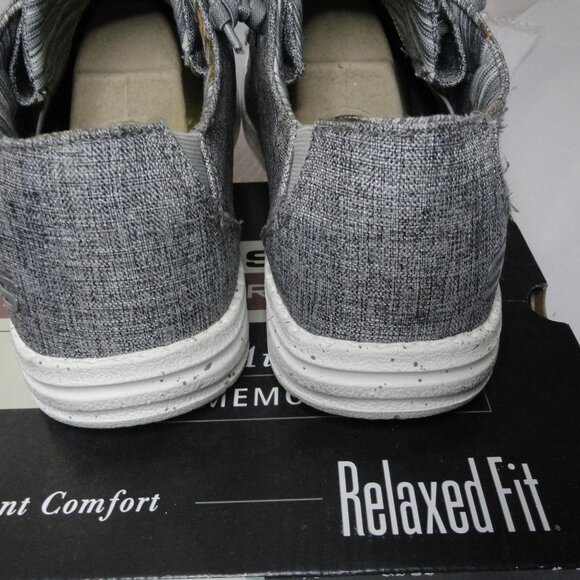 Skechers Melson Chad Slip on Sneaker Gray Relaxed Fit Air Cooled Men's Size 14 - Picture 6 of 16